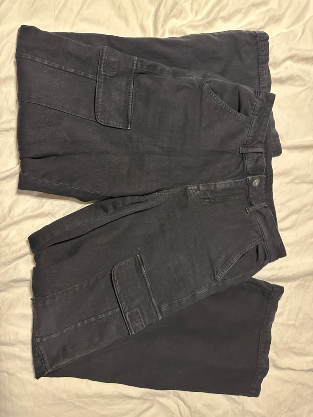 American Eagle Outfitters Black Wide Leg Flare Jeans